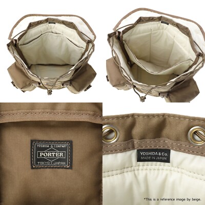PORTER ALL Series ALICE PACK with POUCHES Black Backpack PORTER ALL Series ALICE PACK with POUCHES Black Backpack
