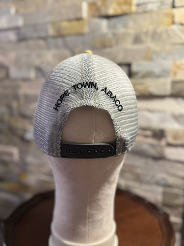 Unisex Cap’N Jacks Truckers SnapBack Cap Hat Yellow/Grey Embroidered Pink Logo - Picture 3 of 9