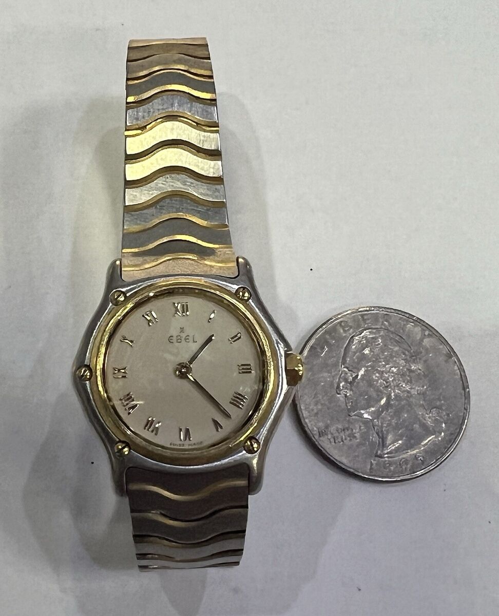 Men's Ebel 34mm 18K Yellow Gold / Stainless Steel Two Tone