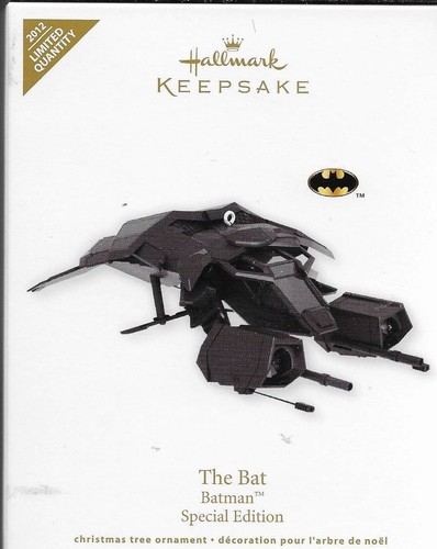 The Bat 2012 Hallmark Batman Ornament Special Edition Ltd Quantity