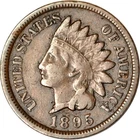 1895 1C Snow-2 Indian Head Cent VF
