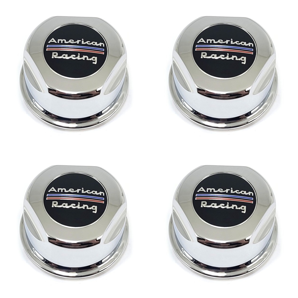 American Racing Chrome Wheel Center Hub Caps for 5/6Lug AR647