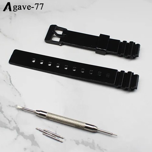 14mm Watch Band For Casio LRW-200H LRW200H-1EV Gloss Womens Sport Rubber Strap - Picture 13 of 17