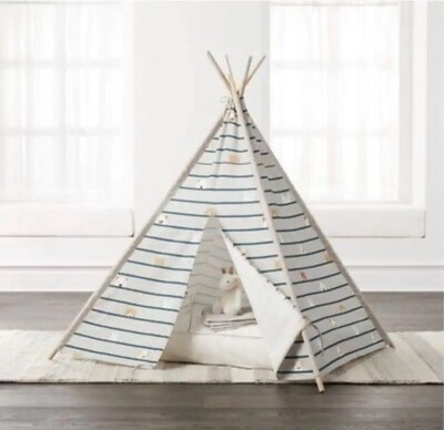 Crate Barrel Kids Teepee Tent gray eBay