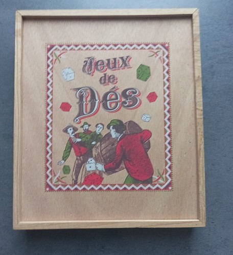 Atlas, dice game, wooden box! Mini Prix! - Picture 1 of 3