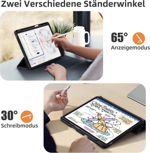 Lonfeid Stifthalter Hülle + 9H Hartglas für iPad Air 13 M3 2025/M2 2024 Cover - Bild 11 von 47