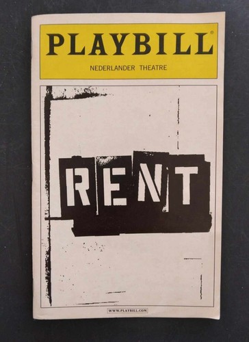 RENT Broadway Playbill January 2006 Will Chase Robin De Jesus