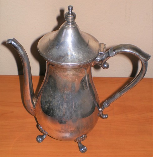 Claw Footed Silver Sheffield EPNS Coffee Tea 3pc Service Set Pot Creamer & Sugar - Picture 2 of 12