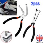 2pcs Elbow+Straight Head Disconnect for Automotive Electrical Connections Pliers