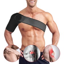 Ajustable Shoulder Brace Support Belt Band Dislocation Neoprene Pain Relief Men