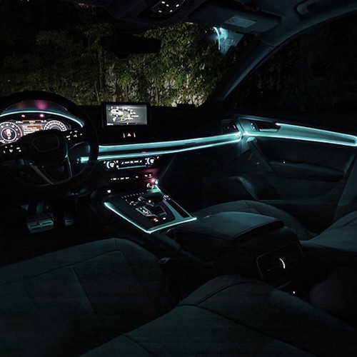2m EL Wire Neon Cold Light For Car Interior LED Atmosphere Strip Decoration 12V - Picture 73 of 135