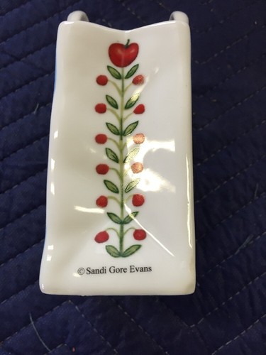 Sandy Gore Evans Ceramic Bag In All Things Give Thanks - Picture 4 of 6