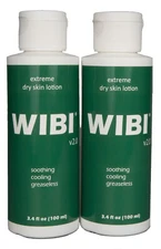 Wibi® Extreme Dry Skin Lotion 3.4oz (100ml) TSA travel sized  bottle - 2 PACK
