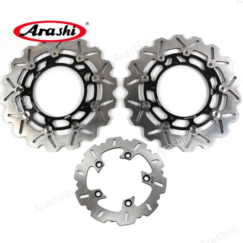 For Yamaha YZF R6 YZF-R6 600 2003 2004 Floating Front Rear Brake Disc Rotor SET - Picture 2 of 12