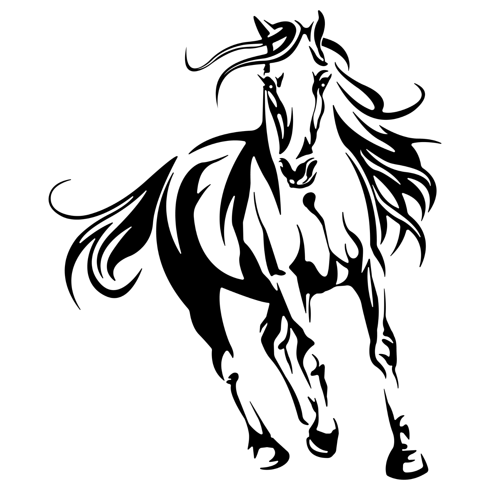 running-horse-decal-stickers-truck-trailer-window-tumbler-laptop-ebay