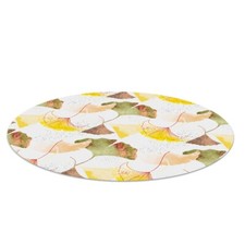 High Chair Splash floor Mat Protector under Desk Ginkgo Leaves PVC fi 100