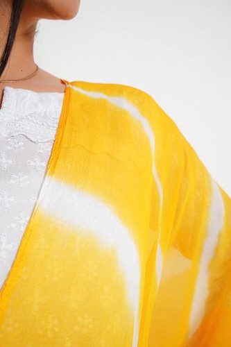 Nuevo Diseñador Mujeres Niñas Étnico Fiesta Usar Bufanda Estola Gasa Lehariya Dupatta - Imagen 8 de 30