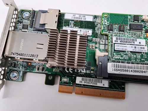 HP 633537-001 Smart Array 512MB PCI-E SAS RAID Controller - Picture 4 of 5
