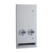 Bobrick 37063 25 Trim Line Series™ Recessed 25 Cent Napkin/Tampon