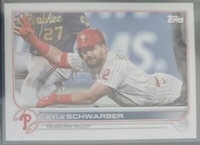 2022 Topps Update KYLE SCHWARBER Photo Image Variation SP Phillies #US88🔥⚾⚾