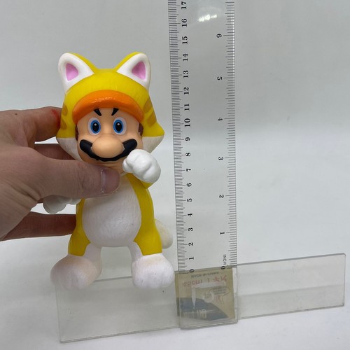 3X Super Mario Bros 3D Land Cat Mario Luigi Princess Peach Figure Toy Doll 5.75" - Picture 5 of 13