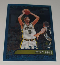 2001-02 Topps Chrome Jalen Rose Chrome Card - Indiana Pacers