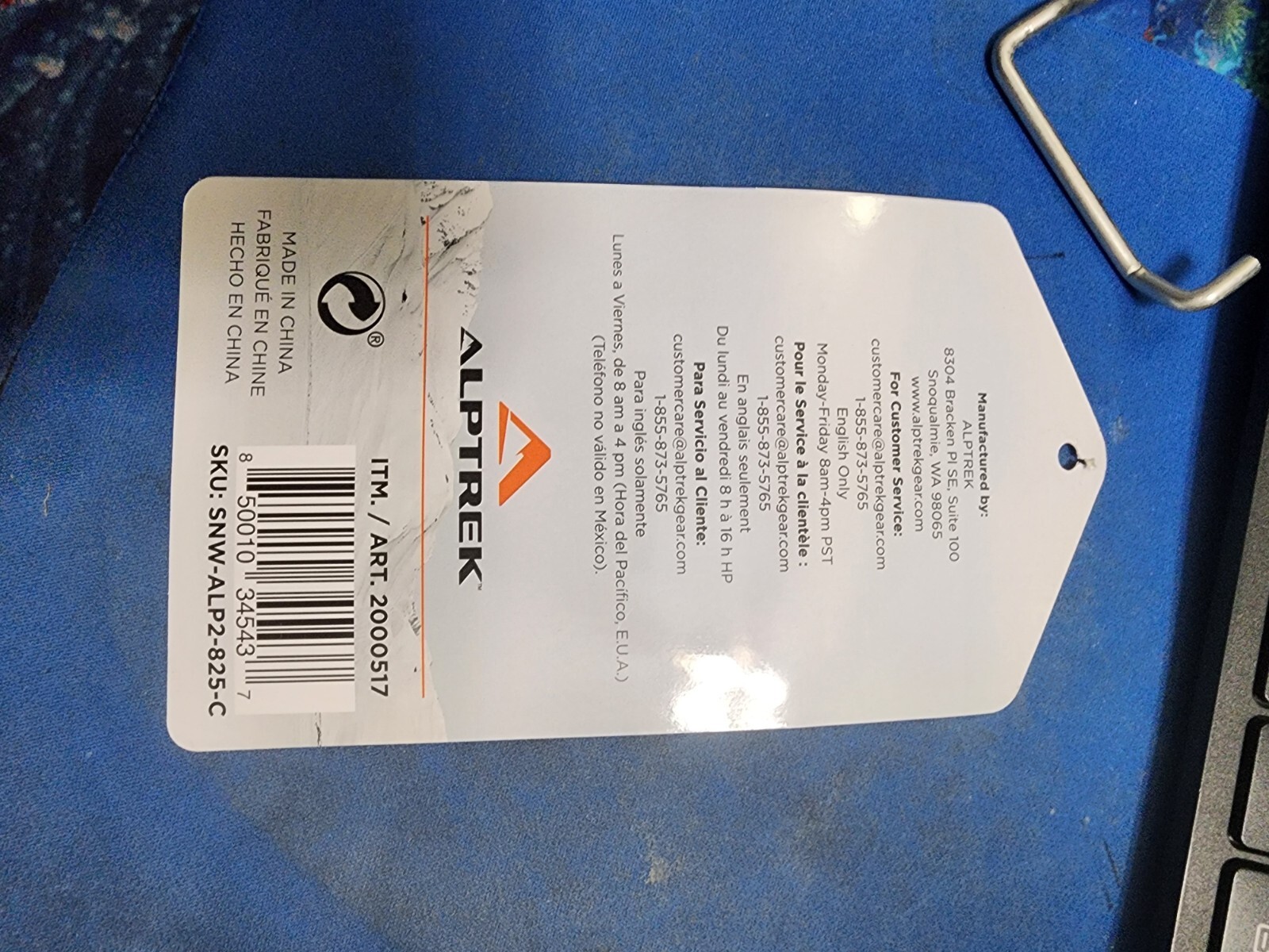 NWT Alptrek Pro 825 Medium Snowshoes Alpine Orange w/ Poles eBay