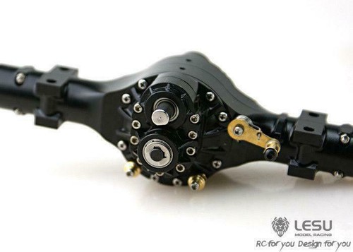 US Stock LESU Rear Axle Differential Lock Metal 1/14 RC Truck Part for Tamiya - Picture 4 of 7
