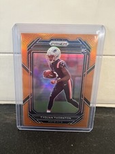 Tyquan Thornton 2022 Panini Prizm Orange SP /249 Rookie RC New England Patriots