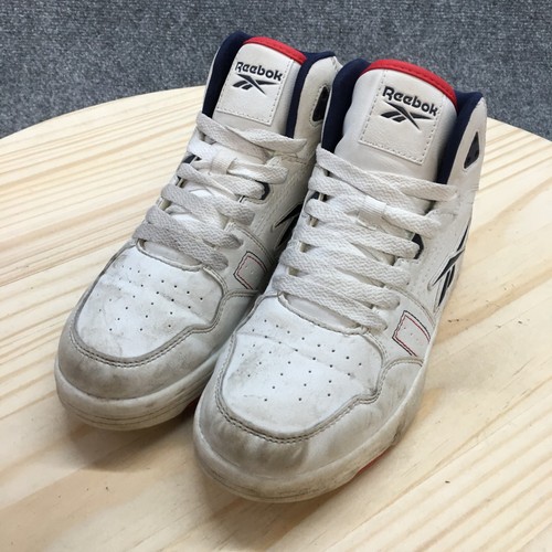 Reebok Shoes Kids 3 Basketball Sneakers White Lace Up Comfort Round Toe 095574 - Picture 3 of 17