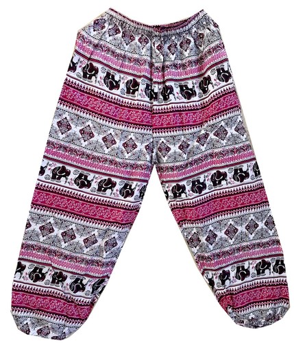 Damen Elefanten Pyjamahose Elefant Pyjamahose Damen Lounge Hose L-40" - Bild 1 von 2