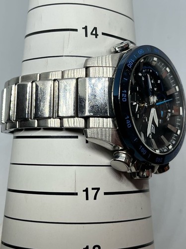 CASIO EDIFICE EQB-800 Bluetooth TOUGH SOLAR 100m Black Blue Analog Men's watch - Picture 10 of 10