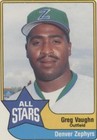1989 CMC AAA All-Stars - Greg Vaughn #8