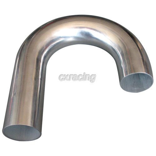 2" OD 180 deg J Elbow Al Turbo Intercooler Intake pipe - Imagen 1 de 1