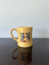 ThorLabs Coffee Mug Shot Ceramic Limited Edition Aztec Dogs Optical Fiber USA