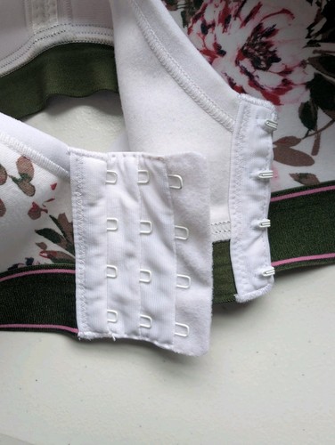 Lane Bryant Cacique 38DDD Bra Lightly Lined No Wire Floral Back Closure Busty - Picture 7 of 10