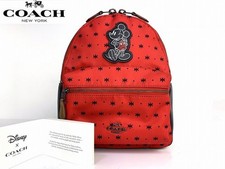 Brand New Limited Model COACH Disney Mickey Collaboration Bandana Pattern Mini B