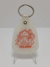 Vintage Citicorp Mortgage PhoneFriend HELP-LINE Glow in the Dark Keychain