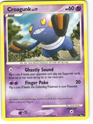 Pocket Scout - Croagunk Common Pokemon TCG POP Series 8 13/17 