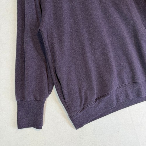 Felpa girocollo Athleta donna XL Balance Cinch accogliente tencel modal viola - Foto 4 di 12