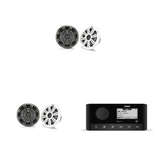Fusion MS-RA60 Marine Stereo With Wireless Connectivity w/  2 Pair  KM65 6....