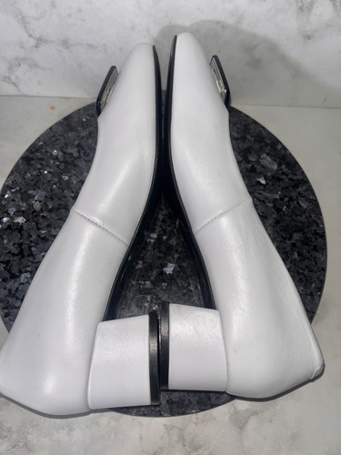 Gr. 41 (US 10,5 Girotti weiß & schwarz professionelle klassische Lederschuhe mit Absatz - Bild 7 von 14