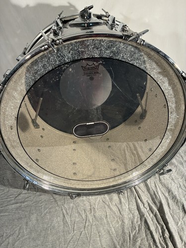 Vintage 1977-81 Tama Imperialstar 14”x24” Bass Drum - Black MIJ 9 Ply With Rerings - Bild 7 von 16