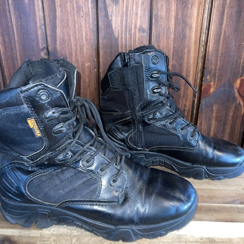 Delta Cordura Herren 9 Reißverschluss und Spitze Kampfstiefel taktisch Polizei Sicherheit Komfort - Bild 2 von 9