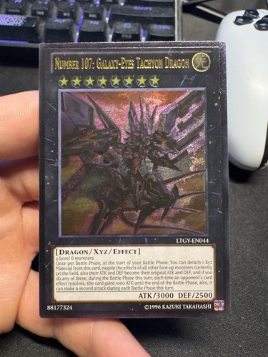 Number 107: Galaxy-Eyes Tachyon Dragon [Ultimate Rare] LTGY-EN044 YuGiOh Lord of the Tachyon Galaxy card