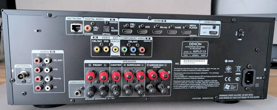 Denon AV-Receiver AVR-2113 - Bild 4 von 4