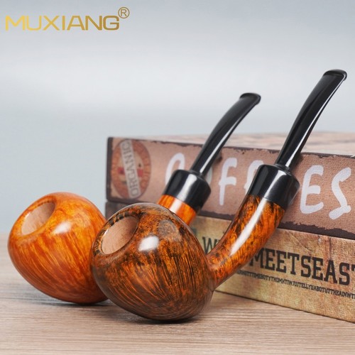 MUXIANG Glatte Acorn Pfeife Bruyère Holz Tabakpfeife Cumberland Freihand Pfeifen - Bild 12 von 14