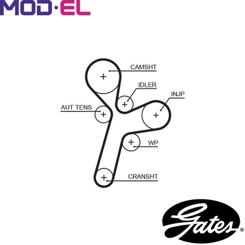 TIMING BELT 5634XS FOR CHEVROLET CAPTIVA/Van CRUZE NUBIRA EPICA LACETTI OPEL - 第 1/8 張圖片