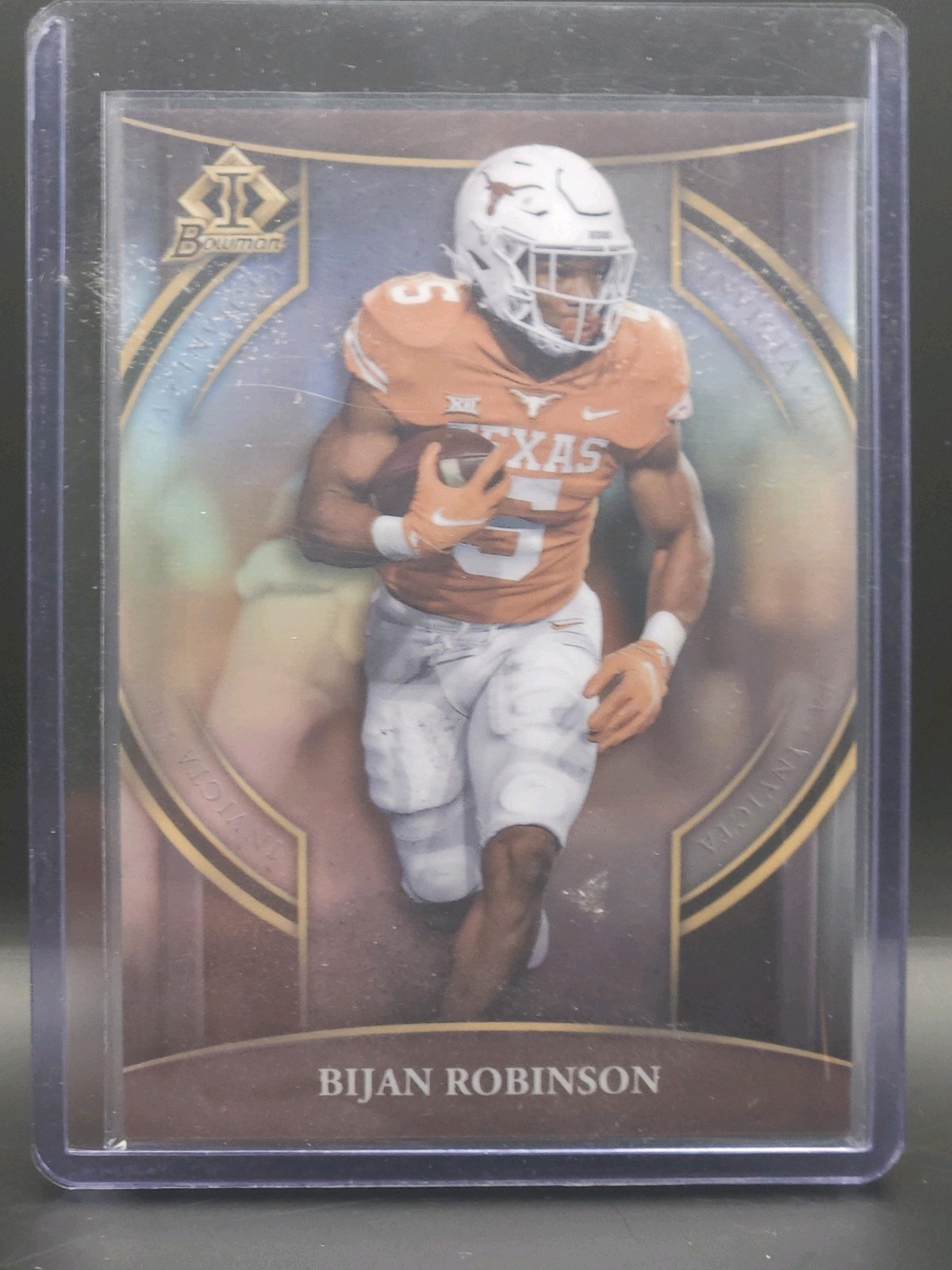 2022 Bowman University Chrome - Bowman Invicta Bijan Robinson #BI-18 (RC)