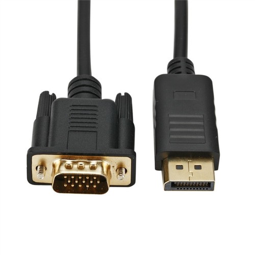 `1 8 M Auf VGA Kabel Adapter Computer Notebook DisplayPort Stecker Gold P - Photo 10/13